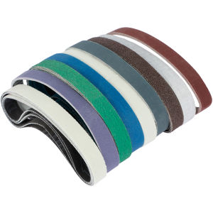 36PCS 13x457mm Sanding Belts 80-5000 Grits Mini Belt Sander Sandpapers Abrasive for Grinding Metal Wood Rust Removal
