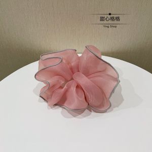 ยางรัดผมทรงหอยลายเนื้อสัมผัสเบาๆ ยางรัดผมสไตล์เกาหลีสำหรับผู้หญิง รัดผมแบบเรียบง่ายและหรูหรา ยางรัดผมแบบใหม่ที่มาพร้อมกัน