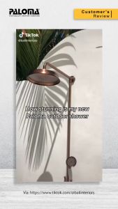 PALOMA FCP 8303 Shower Tiang Set Column Keran Kran Panas Dingin ORB