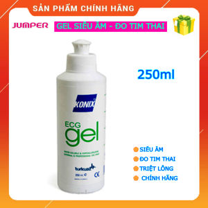 Gel siêu âm KONIX ECG Gel Chai 250ML VT0653 - Gel đo tim thai gel lạnh triệt lông tại nhà - Chính hãng