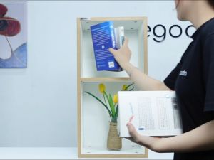 Tủ Sách 2 Ngăn Có Hậu Thiết Kế Dạng Đợt Di Động Dễ Dàng Điều Chỉnh Thương Hiệu KEGODA KGD37