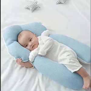 หมอนนอนป้องกันหัวอ 👶 หมอนและหมอนข้างเด็ก หมอนปรับท่านอน สัมผัสอบอุ่นเสมือนอยู่ในอ้อมกอดแม่ หมอนผ้าฝ้ายมุก นุ่มสบาย