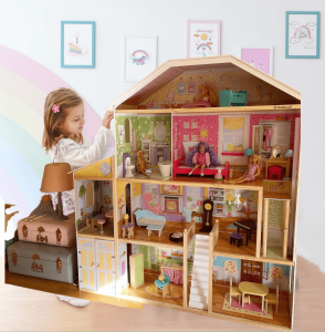Gift Victorian Wooden Villa for Role Playing