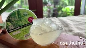 6 ถ้วย Giftset Box - เนื้อหางจระเข้ผสมน้ำองู่ขาว และ น้ำผึ้งผสมมนะนาว - ขนาด: 210 กรัม