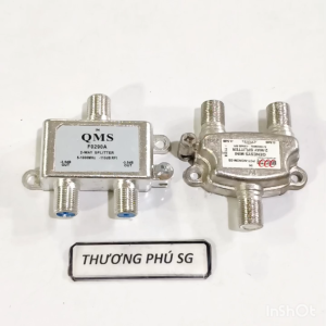 Bộ chia Tivi chia truyền hình cáp Chia Camera 1 ra 2 (Spliter 5 - 1000MHz)