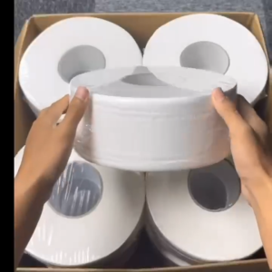 🧻 กระดาษชำระแผ่นใหญ่ ม้วนยักษ์ 12 ม้วน 💥 ใช้นาน ประหยัดสุดๆ เยื่อไม้ไผ่ 100%