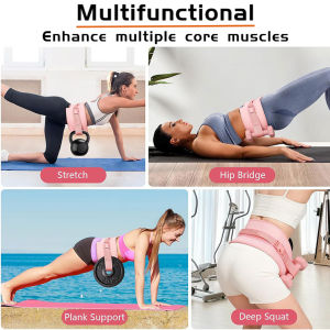 JBA Hip Bridge Belt Thick 6MM Load Bearing 180KG Hip Thrust Belt Versatile Durable Lightweight Adjustable Waist Hip Lifting Workout Assistant Trainer