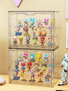 Hand-Made Storage Acrylic Fully Transparent Blind Box Lego Dustproof Display Cabinet Pop Mart Doll Storage Box