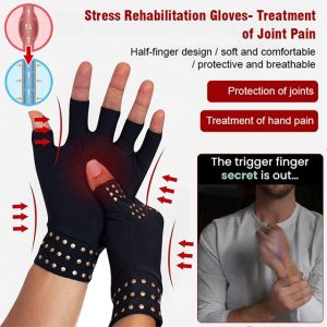 Magnetic Therapy Anti-arthritis Gloves Rheumatoid Hand Pain Relief  Sports Safety Glove