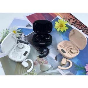 True Wireless Clip-On SleepHeadphones - Comfortable TWS HiFi Stereo Earbuds with Dolby Bass Accurate Call Control USB-C Charging Case for Android & iPhone Zweicx