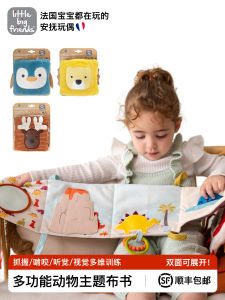 LittleBigFriends Early Education Tear-Resistant Bite-Safe Baby Cloth Book Fun Learning Toy Perfect Gift for Infants And Toddlers