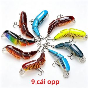 BILLINGS 1 CÁI 6.5CM/6G Nhiều Phần Cá Bass Biển Mồi Câu Cá Cứng Minnow Mồi Nhân Tạo Cho Cá Chép Giải Quyết Đại Dương Bãi Biển Câu Cá Sông
