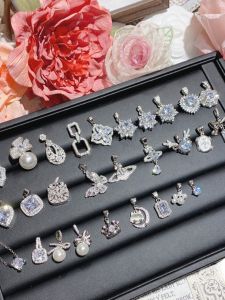 Gold Plated New Design Small Pendant Necklace Fashionable Sparkling Moissanite Heart Shape Original Concept Ideal for Girls