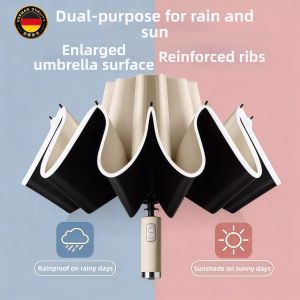 Reversible UV Protection All-Weather Umbrella