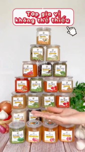 Bộ Gia Vị Ướp Cá Chiên/Kho Vietta Spices (Bột Tỏi Bột Hành Tím Bột Nghệ Bột Tiêu Bột Ớt Cay) Chuẩn Vị Tiện Lợi Khử Mùi Tanh
