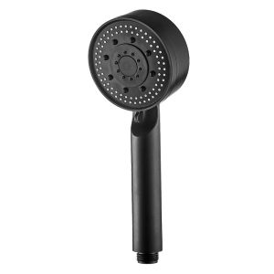Black 5 Modes Shower Head Adjustable High Pressure Water Saving Shower Head Water Massage Shower Head Bathroom Accessories