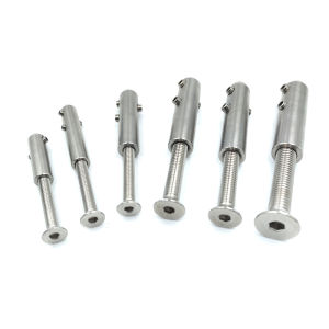 1pc 3mm-10mm Countersunk Hexagonal Wire Rope Joint Lock Buckle Connection Terminal Connector Stair Guardrail Tightening 304SS
