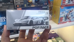 Mô Hình Xe Pop Race Yangwang U9 Silver PR64-442 Siêu Xe Đện Đẳng Cấp