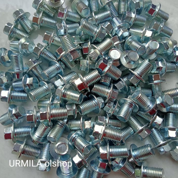 BAUT TAP OLI ,BEAT,VARIO,SCOOPY,SPACY,UKURAN M12X15, ISI 5 PCS