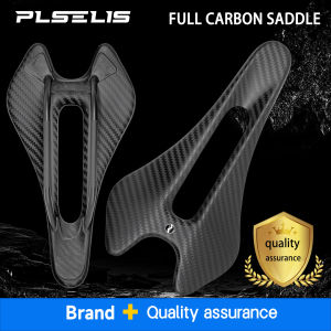 Plselis Full Carbon Saddle Light Road Bike Cushion Weight 66g/90g/100g Waterproof and Wear-Resistant Ergonomic Design