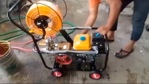 MATRIX Mesin Power Sprayer Sanchin Set Lengkap MPS 30E MPS30E Jet Cleaner BENSIN SET 4 TAK Cuci Steam Motor Mobil Pengerak 6.5 hp SCN-20 SCN-30