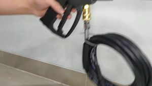 NEPEL NIPLE SAMBUNGAN QUICK RELEASE ADAPTOR ADAPTER KONEKTOR CONNECTOR KOPLER COUPLER NEPEL QUICK RELEASE THREAD MALE FEMALE COWO CEWE DRAT M 22 M22 22MM 1/4 DARI SELANG KE GUN PISTOL MESIN HIGH PRESSURE WASHER JET CLEANER ORION SUPERJET 100S KUNINGAN