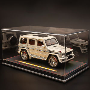 Large Scale 1:24 Diecast Car Model Big G Toy Display Item Collectible Vehicle Boys Gift Alloy Metal Static Model Toy Car