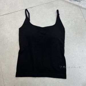 Summer 2025 New European Style Womens U-Back Strap Vest Breathable Shaping Skin-Friendly Inner Wear Fashionable Tank Top