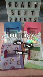 Personalized Devotional Journal Notebook Bible study Notebook Faith Journal Soap Method with ballpen can be customized add name Orange & blue green journal
