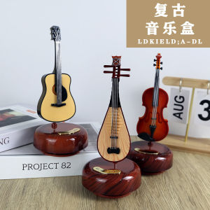 Đồ Trang Trí Máy Phát Thanh Sáng Tạo Sky Town Music Box Gifting Retro Octave Box Đồ Trang Trí Nhà Cho Bé Trai Và Bé Gái Quà Tặng Sinh Nhật