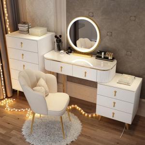 MOLORE | Luxury Modern Minimalist Vanity Desk Makeup and Storage Combo