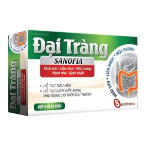 Đại tràng Sanofia hỗ trợ tiêu hóa giảm đầy bụng đi ngoài phân sống do viêm đại tràng