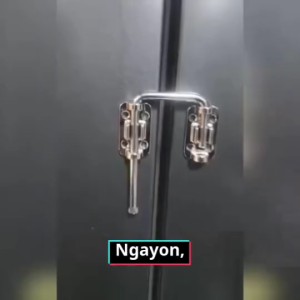 Stainless steel 90°/180° door latch Lock punch-free door buckle anti-theft buckle Thickened Gate Latch Non Perforated Right Angle multi-function buckle child safety Door Hasp Lock