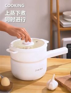 Mini Electric Cooker - Versatile Portable and Multi-Function Cooker with Steamer for Small Households and Students