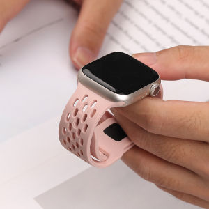 Strap for Smartwatch Ultra 49mm 45mm 44mm 41mm 40mm 38mm Women Men 42mm 46mm lWatch Series 10 9 8 SE 7 6 5 4 3 2 1 Silicone Sport Band