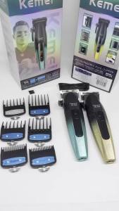 Kemei 1819 Electric Hair Clippers Men Professional Rechargeable Cordless Hair Cutting Machine High Quality Hair Trimmer Barber