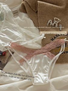 Gợi Cảm Ren Quần Lót Nữ Pure Desire Thoáng Khí Satin Tam Giác Liền Mạch Thời Trang Quần Ever Hồng Barbie Nữ Tính Spicy Thiết Kế