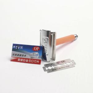 Máy Cạo Râu Bằng Kim Loại Cổ Điển Angel Plastic Box Security Handheld Double Blade Shaver Đồ Dùng Vệ Sinh Cá Nhân