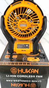 Thân quạt chạy pin tích điện HUKAN 2440i có đèn Led chính hãng dùng chân pin phổ thông