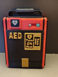 Đồ Chơi Mô Hình AED Tự Động Ngoài Trời Động Tác Tam Giác Cos Màu Đỏ Lớn Trang Sức Phụ Kiện Cho Game Delta Action