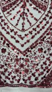 African Lace Fabric 2026 Sequins Tulle Evening Dresses for Women Embroidery French Fashion Mesh Fabrics Cloth Sewing AT2707