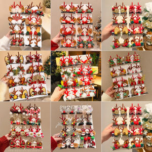 Christmas Hairpins Girls Kids Cute Antler Hairpin Headwear Wholesale