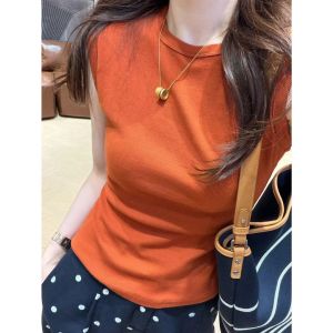 YUEZHONGWEI | Áo Thun Dây Thời Trang Giảm Cân Cổ Tròn