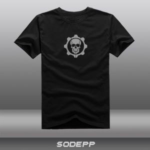 Gears of War Series Xbox Cotton round Neck Short Sleeve T-Shirt Gaming Casual Loose Fit Summer Youth Popular Daily Wear