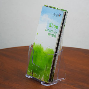 Acrylic Multi-layer Magazine Display Stand Transparent Literature Rack Desktop Brochure Holder A4 A5 A6 Size Business Storage Organizer