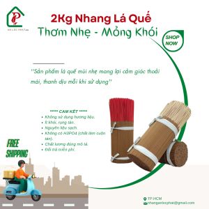 Combo 2Kg Nhang Quế - Thơm Nhẹ Dịu Mỏng Khói - An Lộc Phát