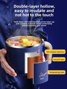YOULUNMEI | Large Capacity Stainless Steel Bowl with Lid