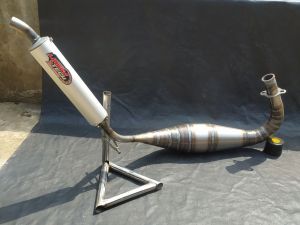 KNALPOT RX KING KOLONG REPSOL PLAT GALVANIS