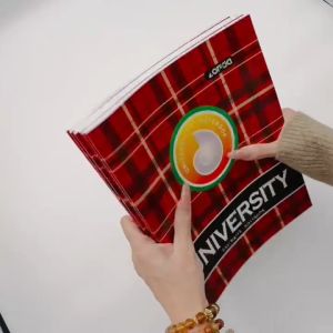 38 Sheets University Notebook 1/4pcs Big Notebook Writing Noteboo School Office Stationery Supplies