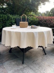 ผ้าปูโต๊ะ ผ้าปูโต๊ะกลม ผ้าขนาด 2 เมตร หนังPU กันน้ำ กันน้ำมัน เกรดพรีเมี่ยม แบบหนาอย่างดีไร้รอยต่อทอเต็มผืน